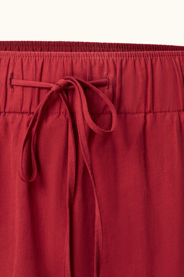 Cotton Classics Drawstring Skorts in Red