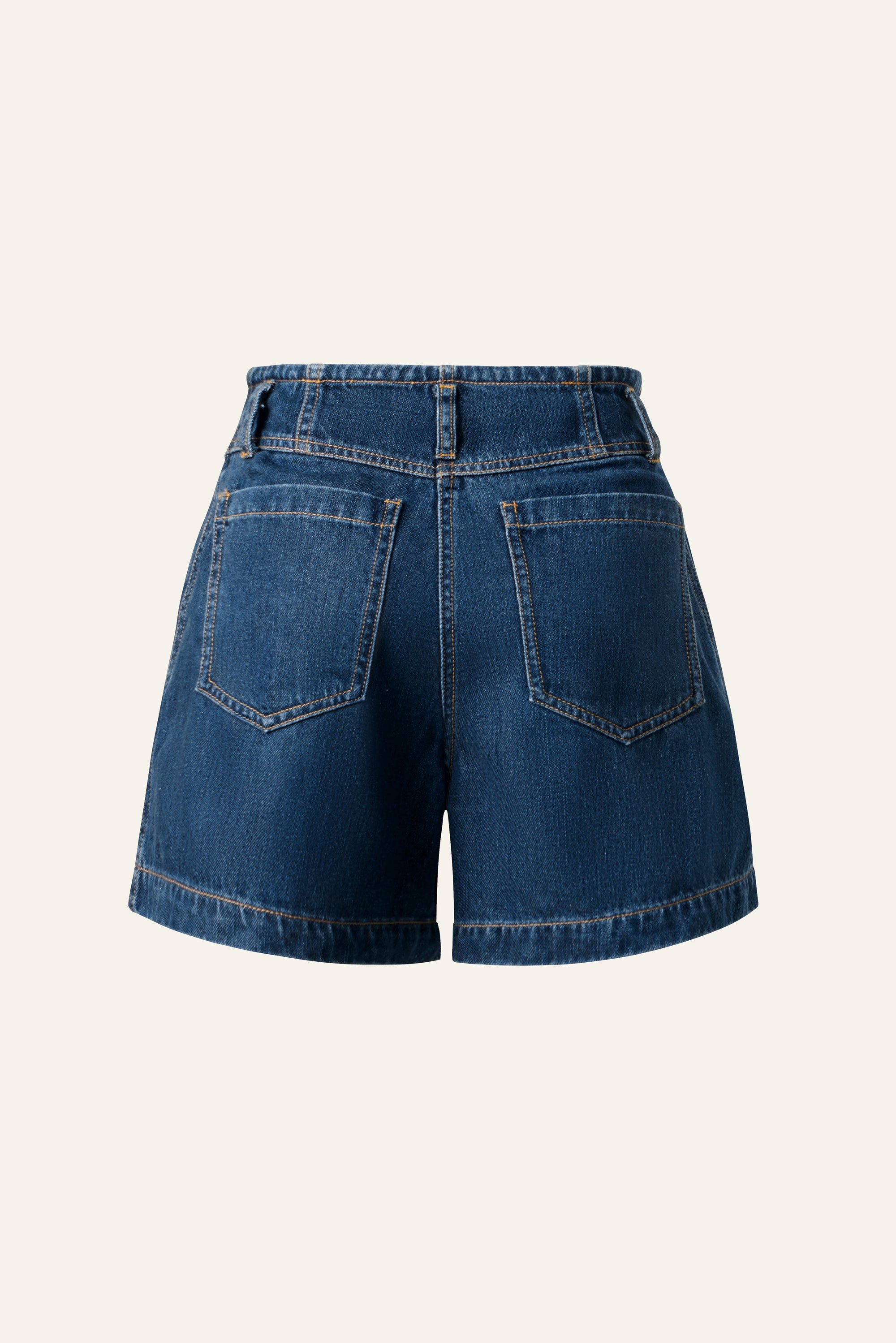 Gentle Denim A-line Shorts