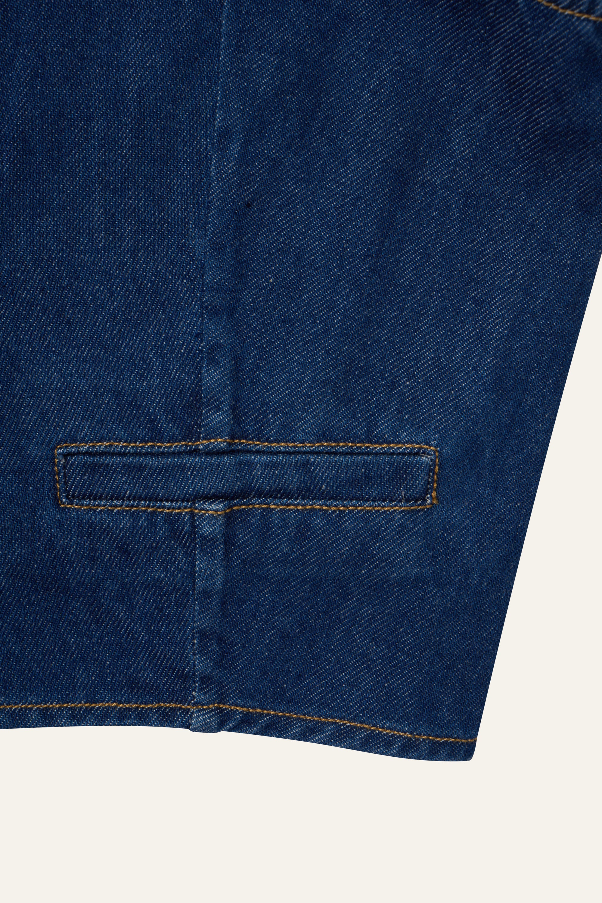 Gentle Denim Overlay Vest