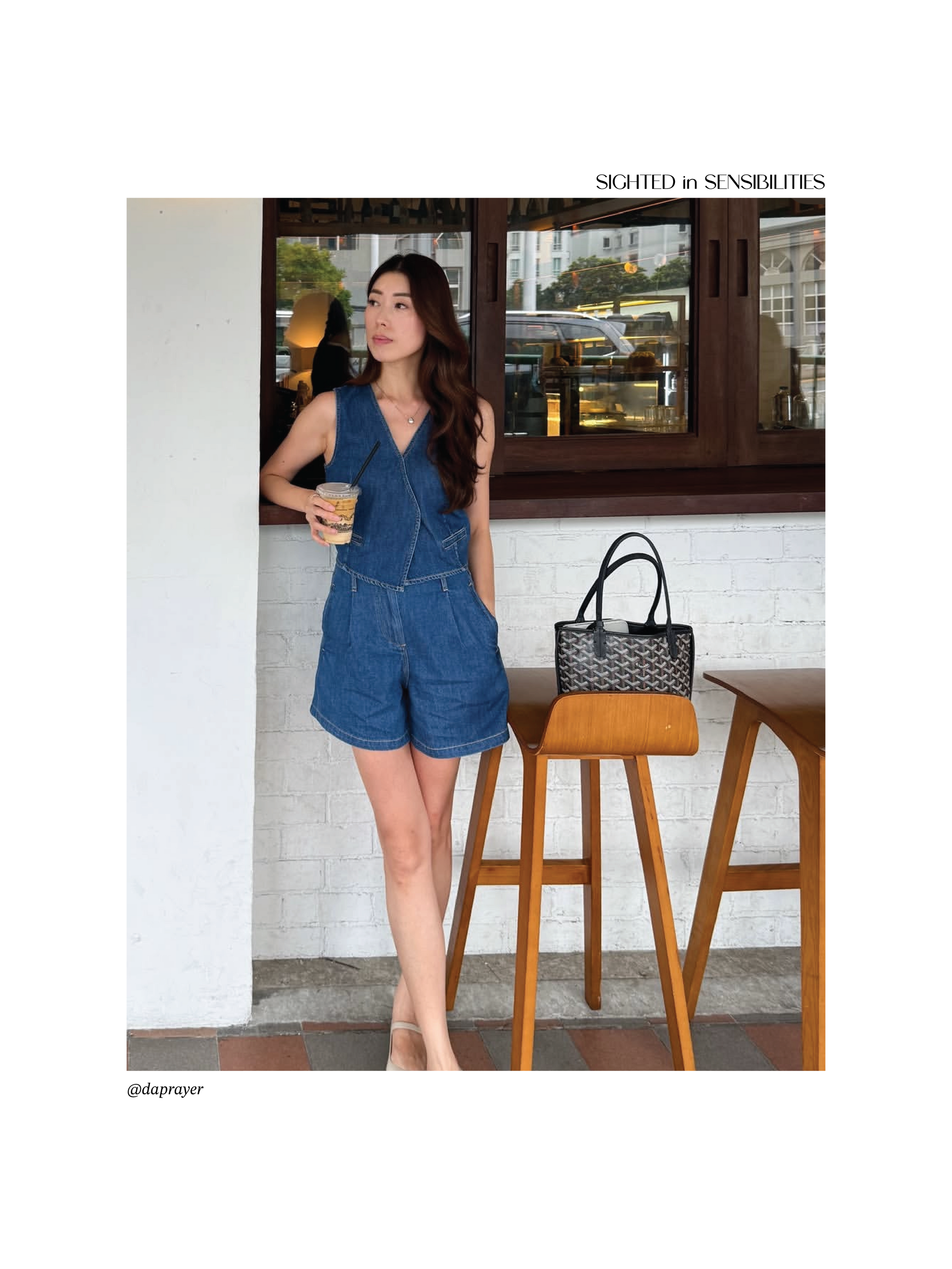 Gentle Denim Overlay Vest