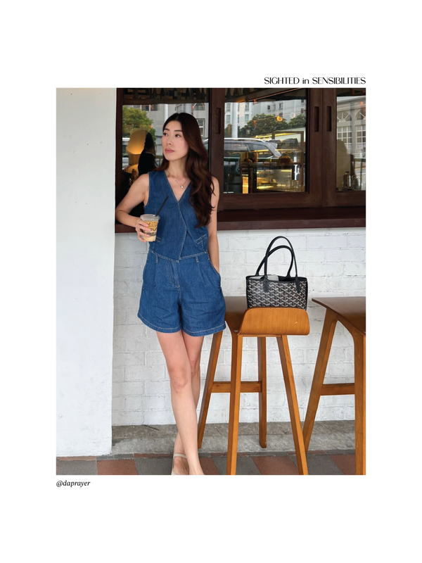 Gentle Denim Overlay Vest