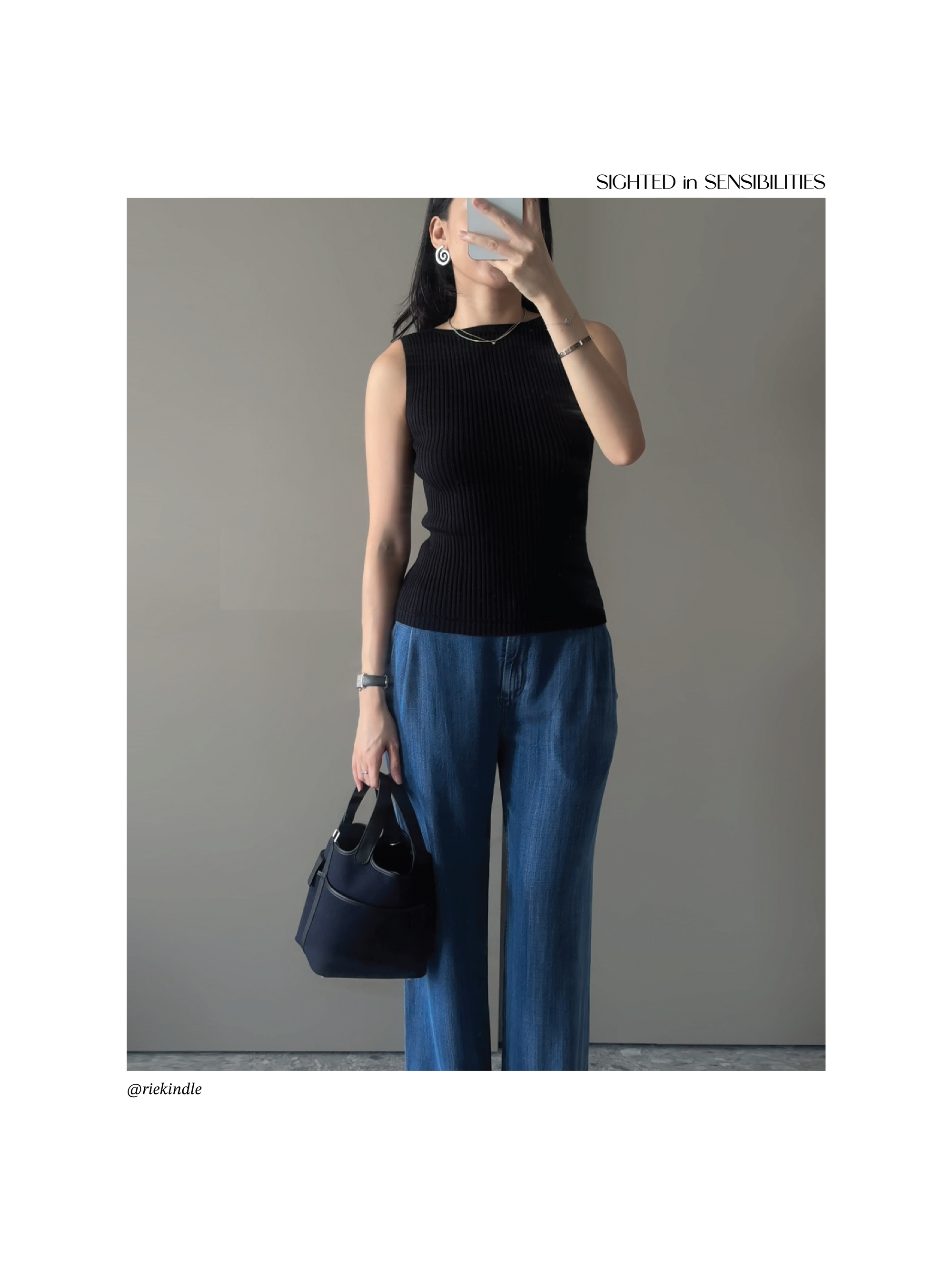 Gentle Denim Relaxed Jean in Dark Blue