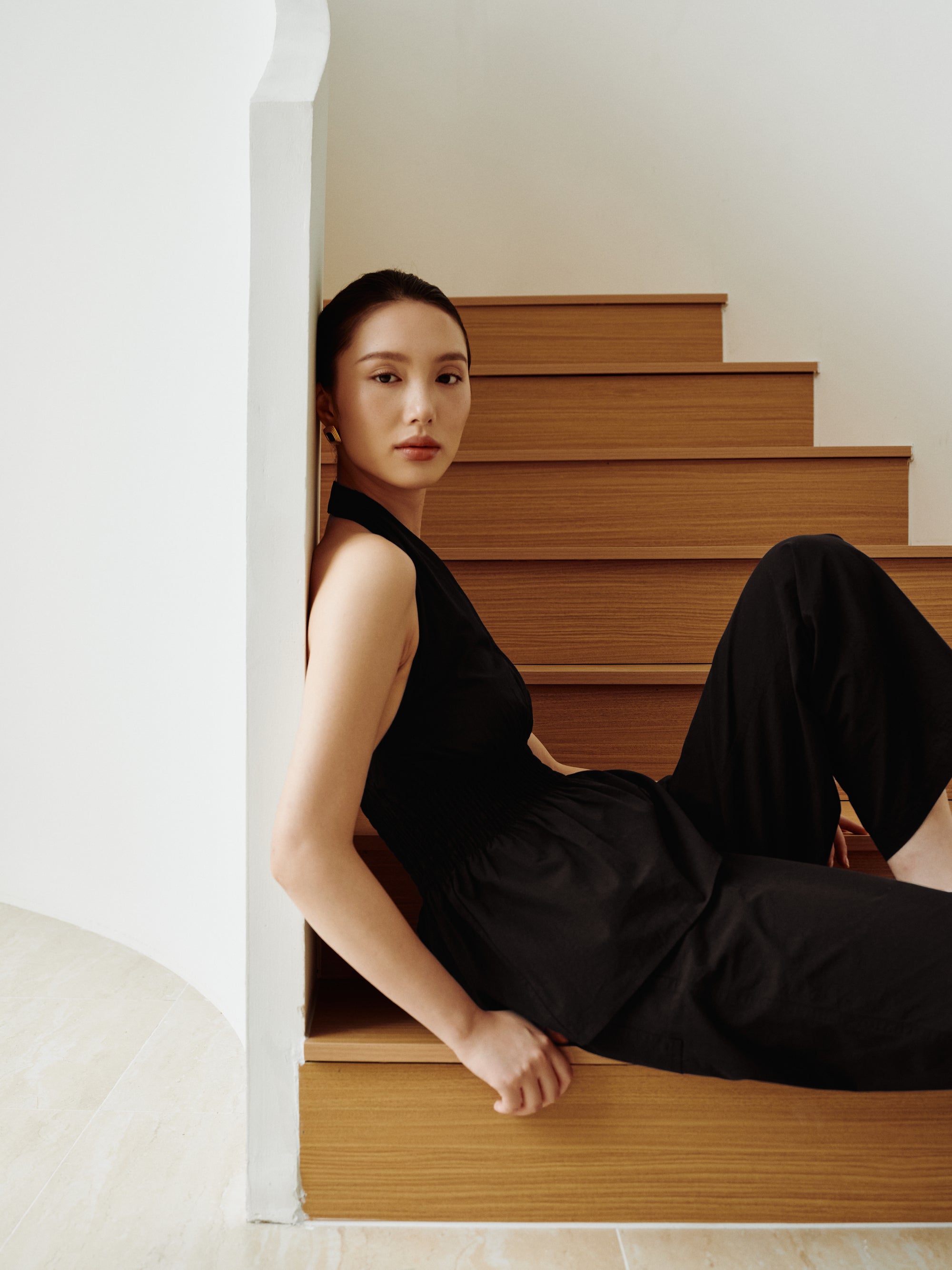 Cotton Classics Effortless Elastic Pants in Black (Preview)