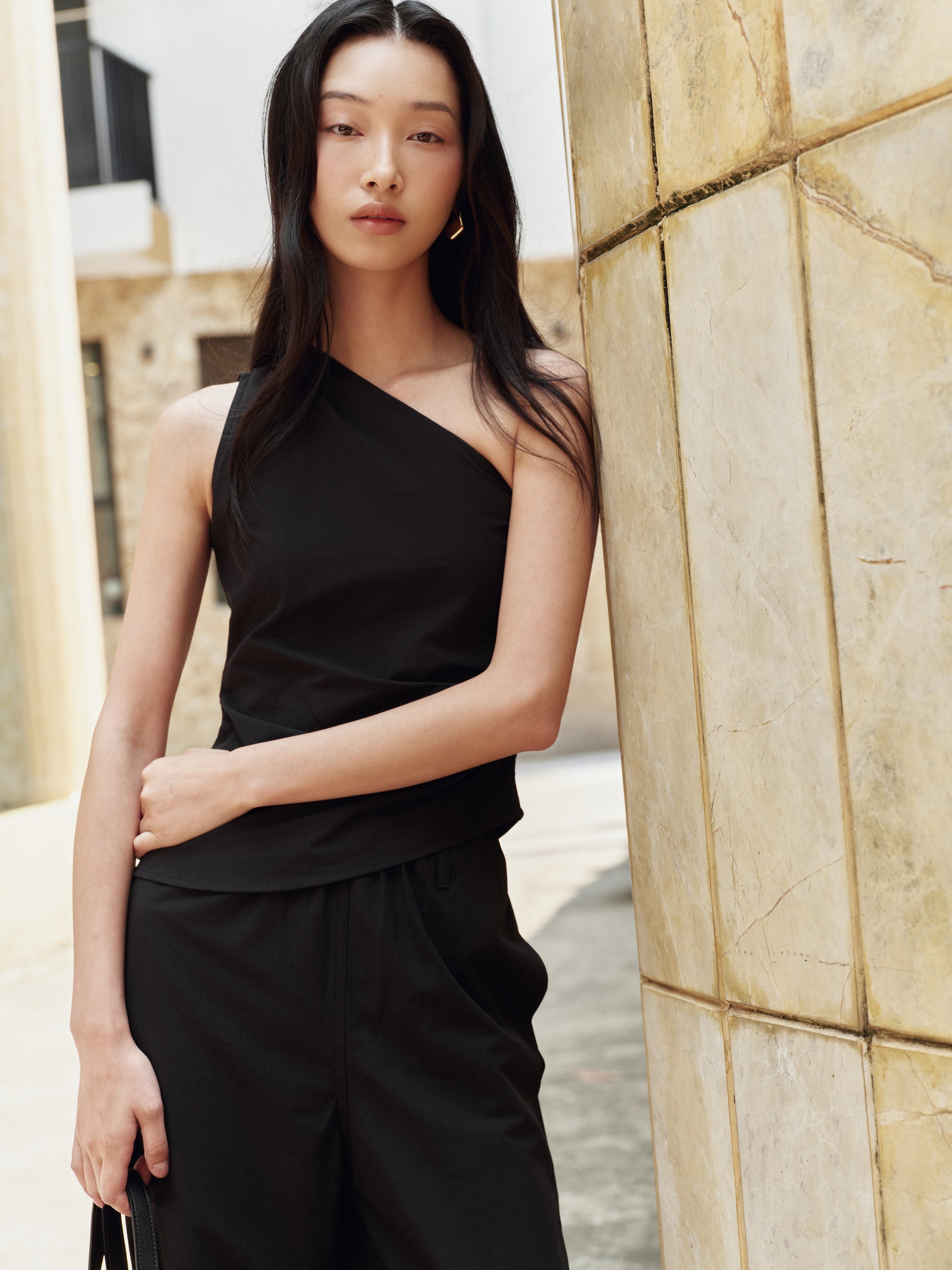 Cotton Classics Effortless Elastic Pants in Black (Preview)