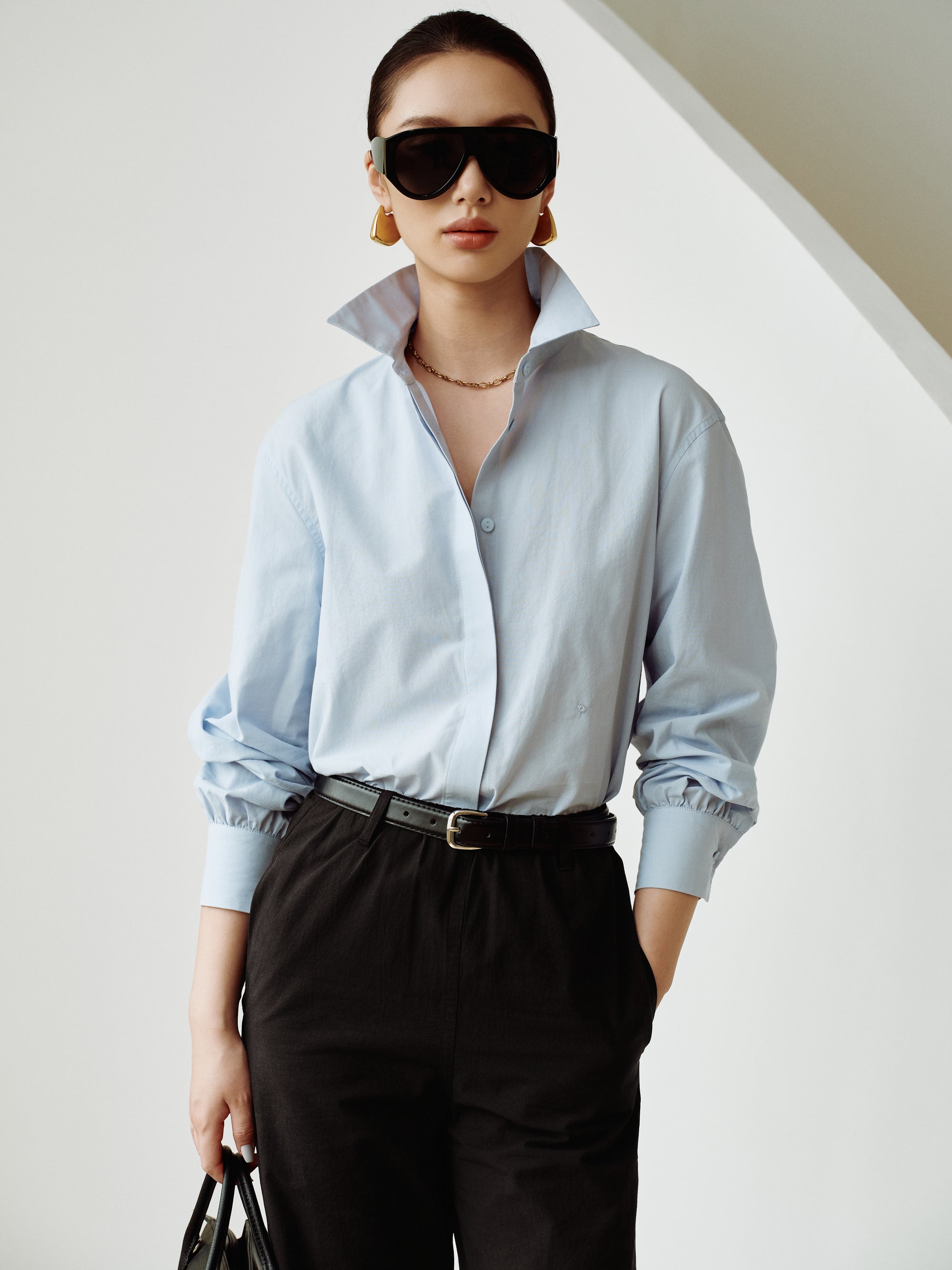 Cotton Classics Effortless Elastic Pants in Black (Preview)