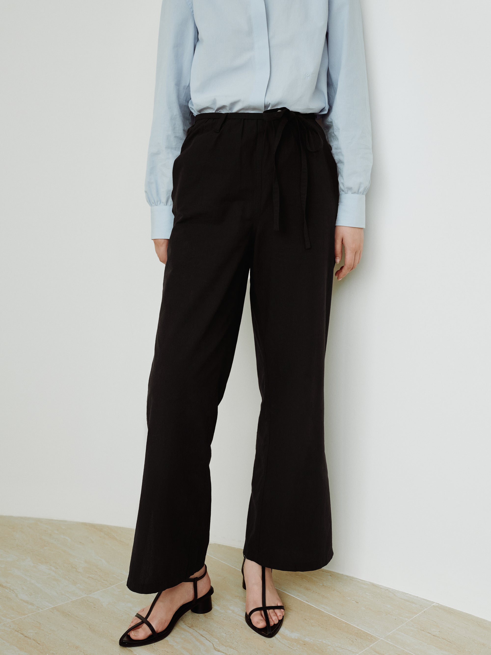 Cotton Classics Effortless Elastic Pants in Black (Preview)