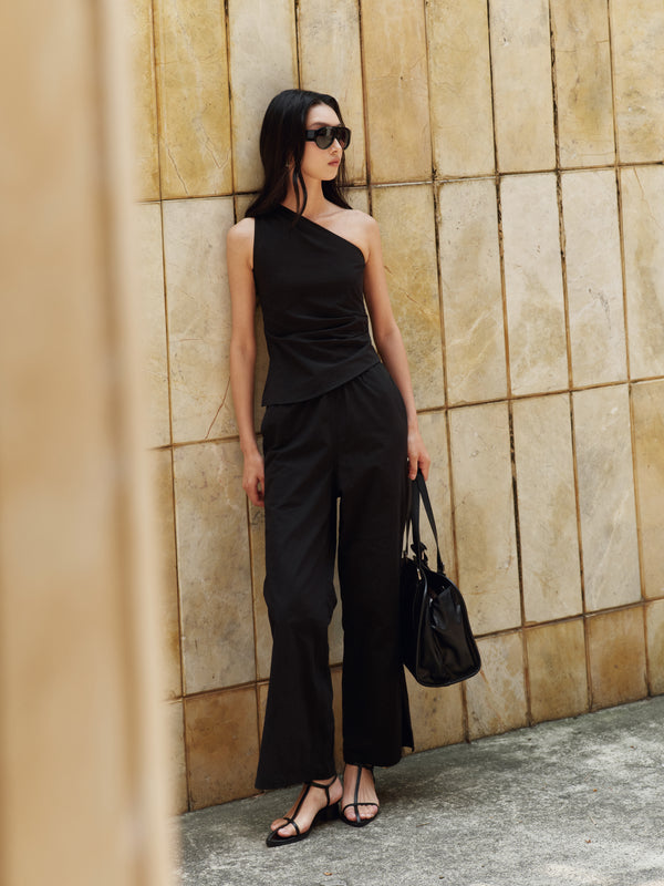 Cotton Classics Effortless Elastic Pants in Black (Preview)