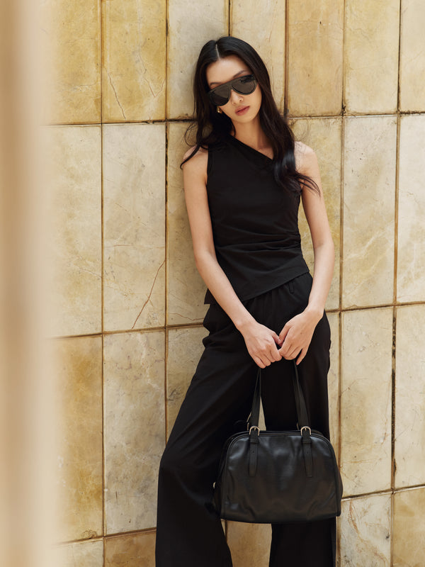 Cotton Classics Effortless Elastic Pants in Black (Preview)