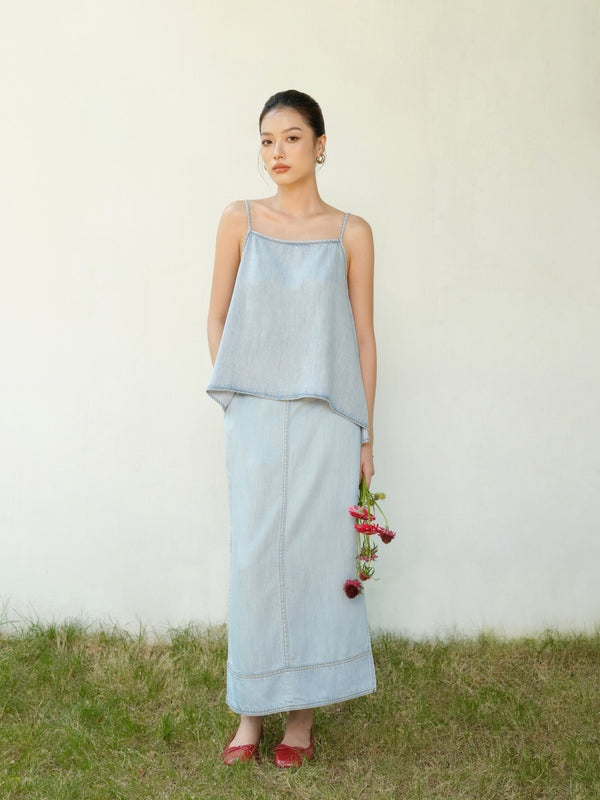 Gentle Denim Camisole Top