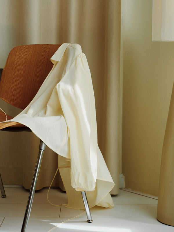 Cotton Classics Tie-Wrap Shirt in Buttermilk