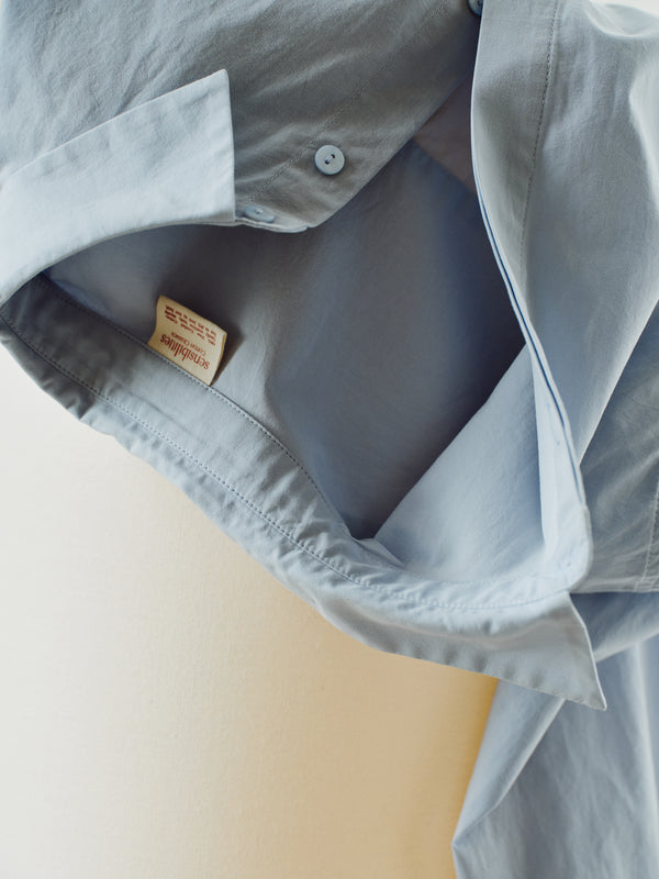 Cotton Classics Multiway Buttondown Shirt in Sky Blue