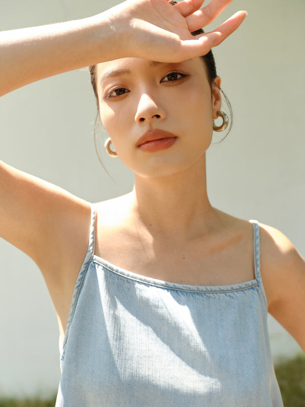 Gentle Denim Camisole Top