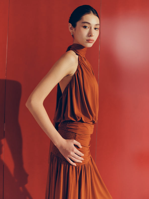 UPF50+ Stretchcosy™ Jersey Halterneck Top