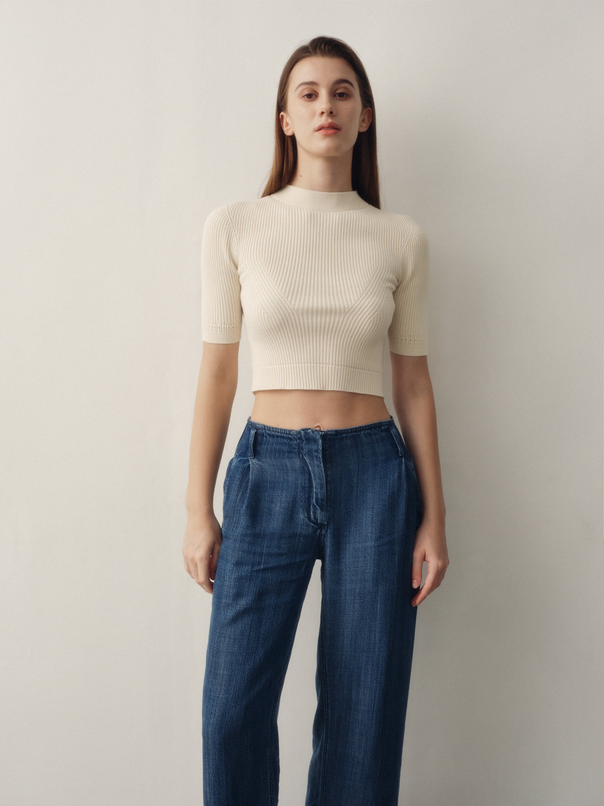 Gentle Denim Relaxed Jean in Dark Blue