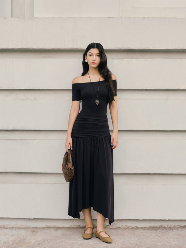 UPF50+ Stretchcosy™ Jersey Off-Shoulder Bodysuit