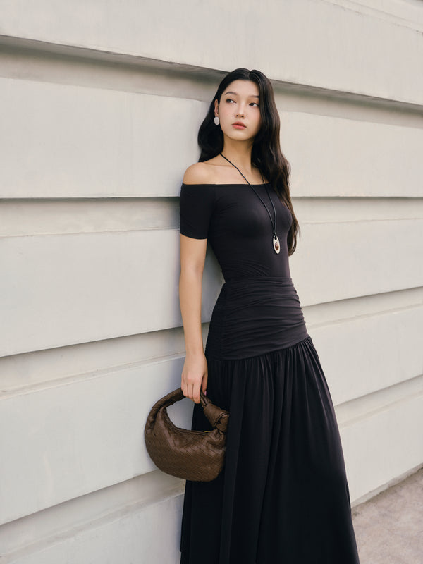 UPF50+ Stretchcosy™ Jersey Off-Shoulder Bodysuit