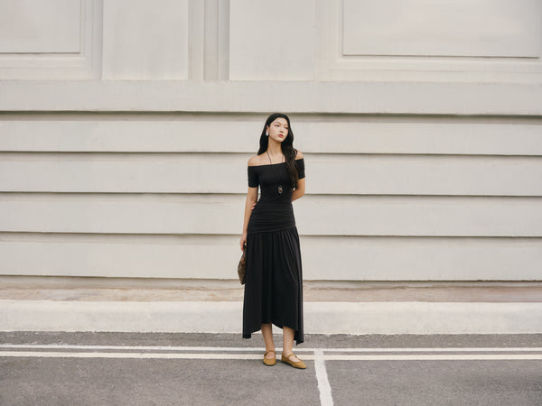 UPF50+ Stretchcosy™ Jersey Off-Shoulder Bodysuit