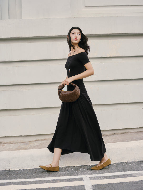 UPF50+ Stretchcosy™ Jersey Off-Shoulder Bodysuit