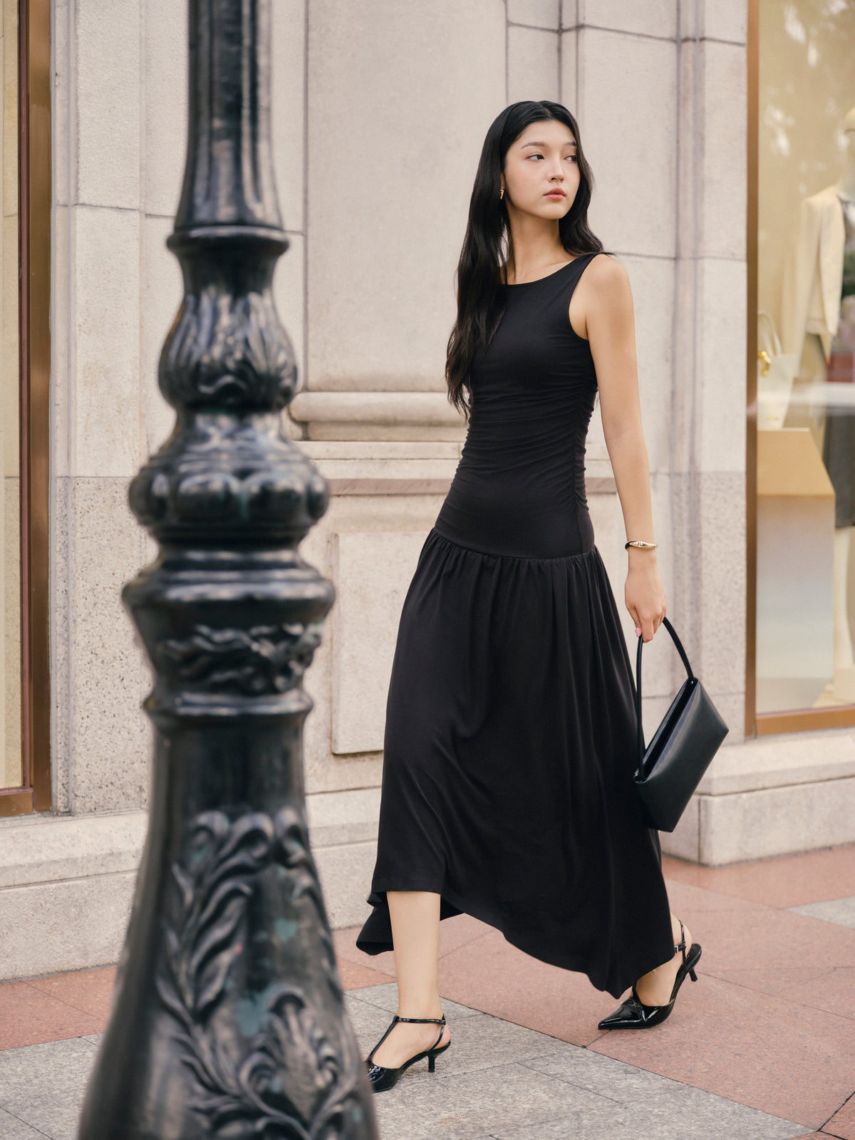 UPF50+ Stretchcosy™ Jersey Low Back Padded Dress