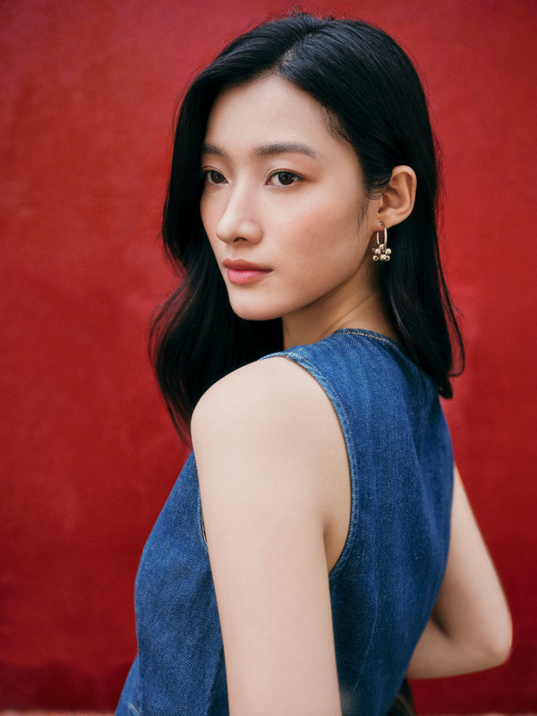 Gentle Denim Overlay Vest