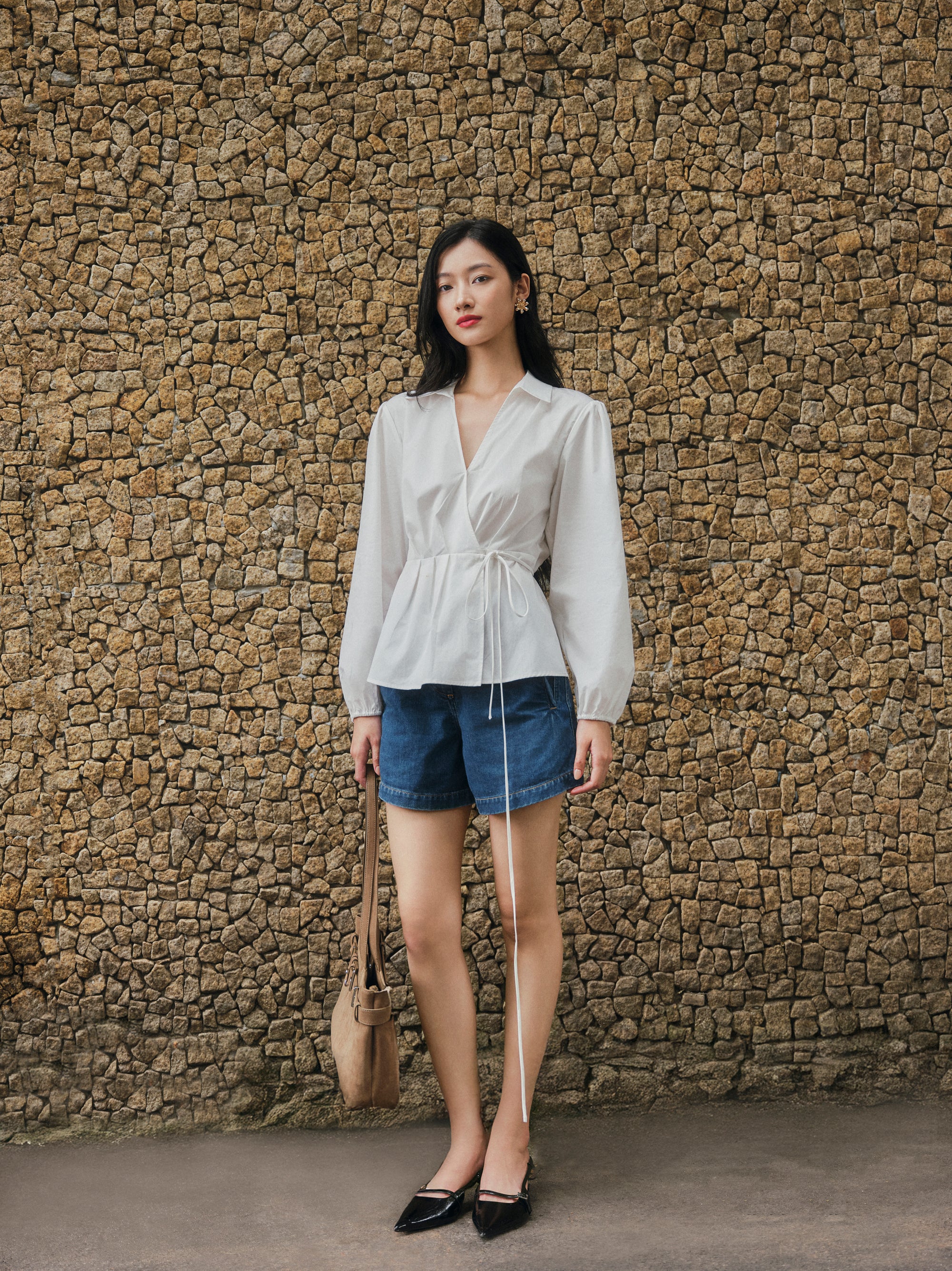 SUPIMA® Cotton Classics Tie-Wrap Shirt