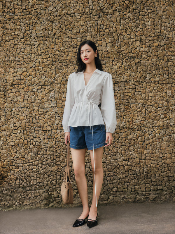 SUPIMA® Cotton Classics Tie-Wrap Shirt