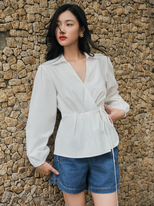 SUPIMA® Cotton Classics Tie-Wrap Shirt