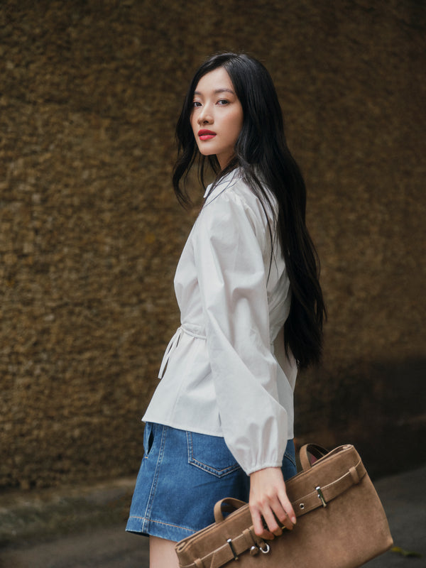 SUPIMA® Cotton Classics Tie-Wrap Shirt