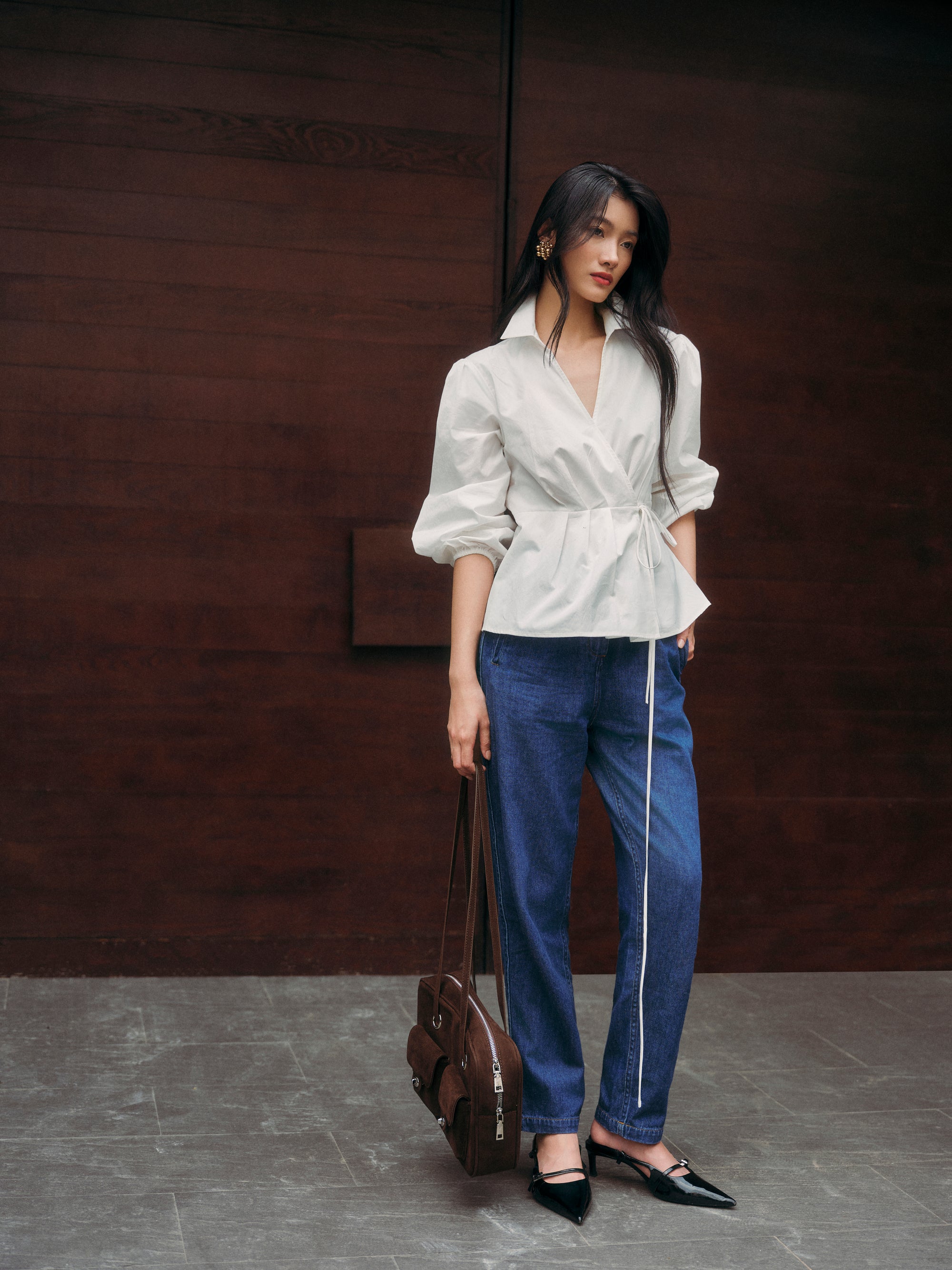 SUPIMA® Cotton Classics Tie-Wrap Shirt