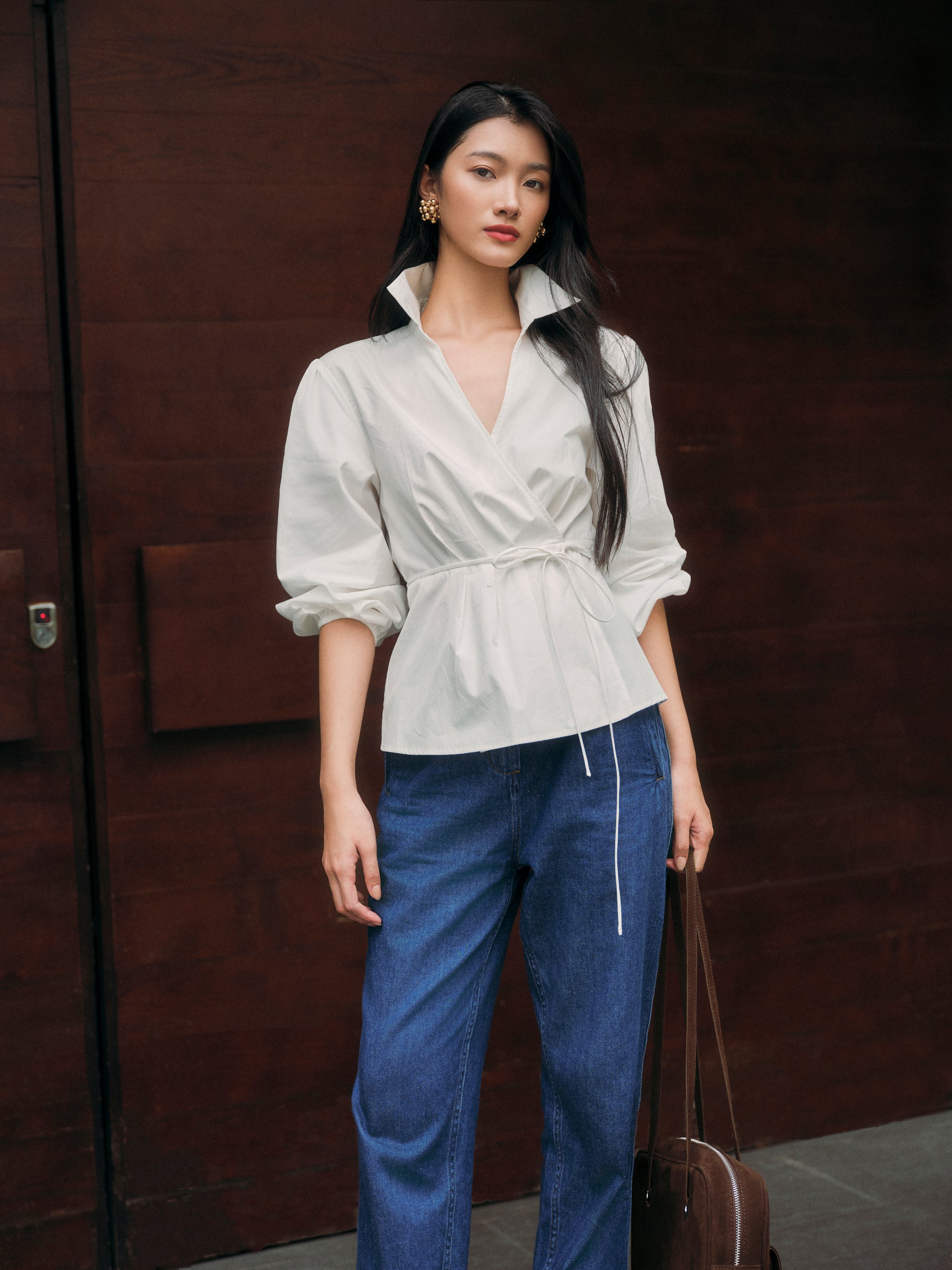 SUPIMA® Cotton Classics Tie-Wrap Shirt