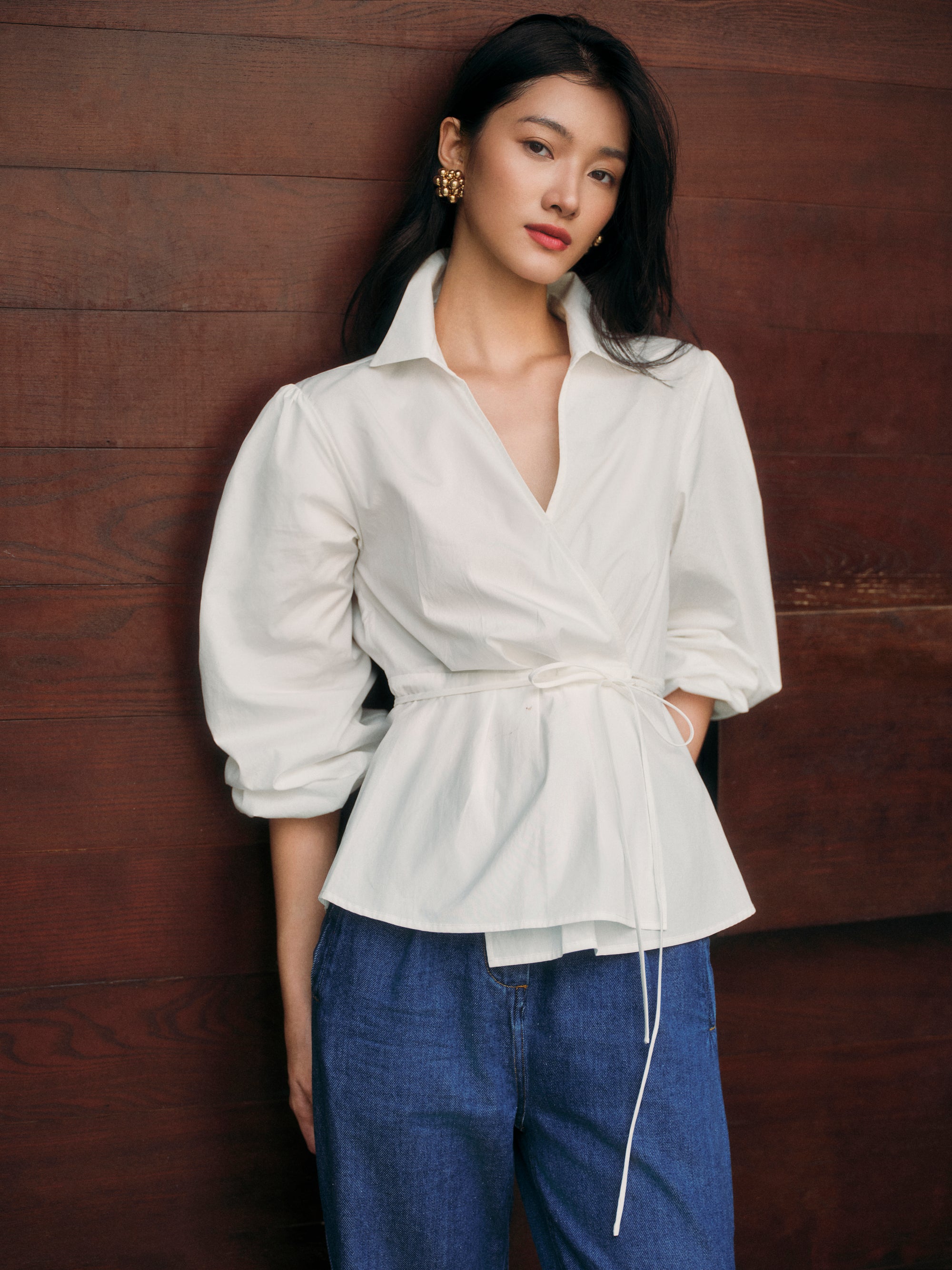 SUPIMA® Cotton Classics Tie-Wrap Shirt