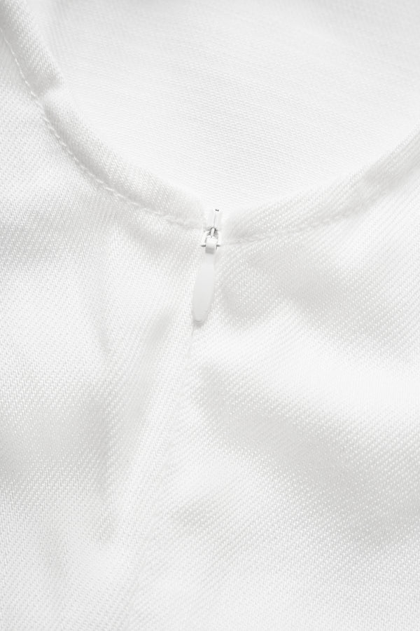 (Preorder for XS,S,M) Gentle Denim Toga Top in White