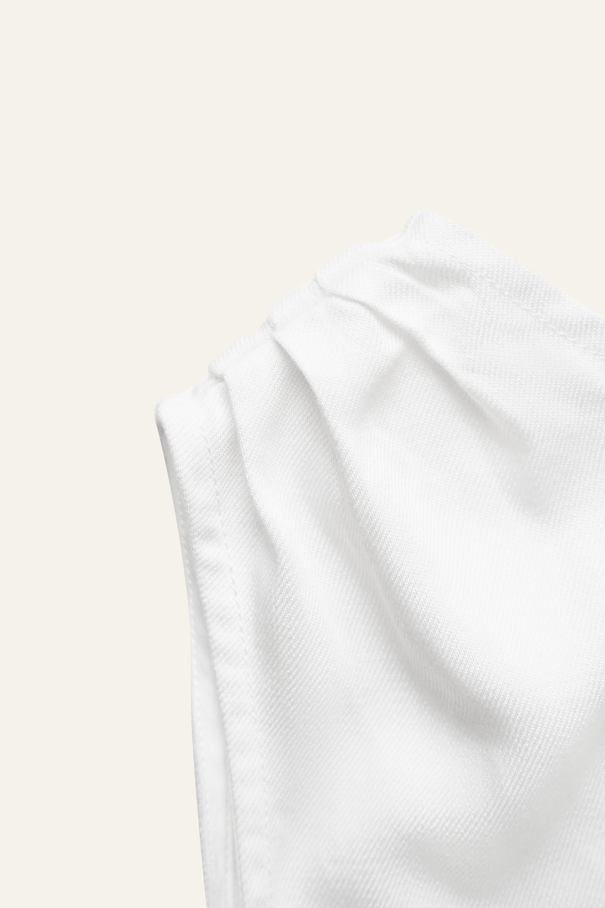 (Preorder for XS,S,M) Gentle Denim Toga Top in White