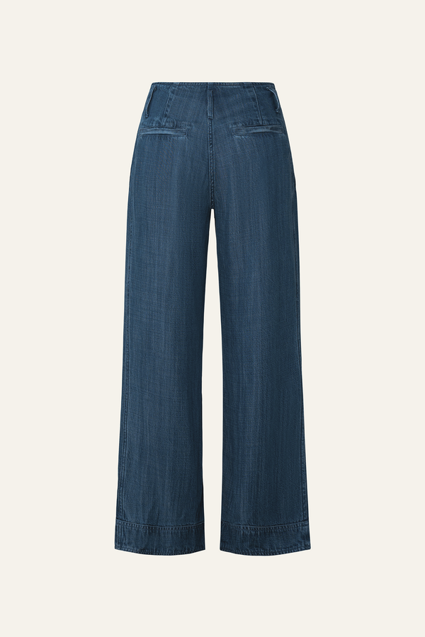 Gentle Denim Relaxed Jean in Dark Blue