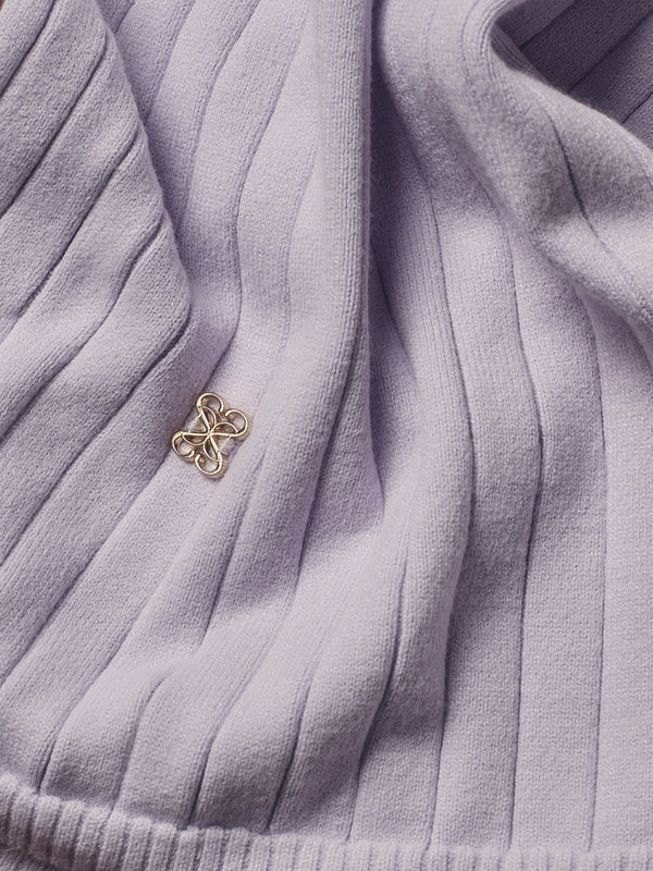 Seamless Knit Reversible Dress in Lilac